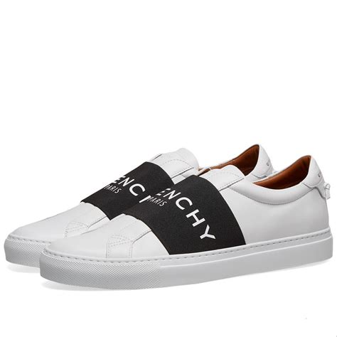 givenchy urban logo elastic leather sneakers|givenchy runners.